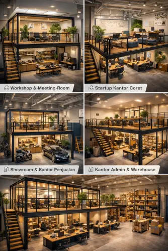 Mezzanine Ruang Kantor di Halimun