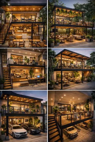 Mezannine Cafe Modern di Halimun