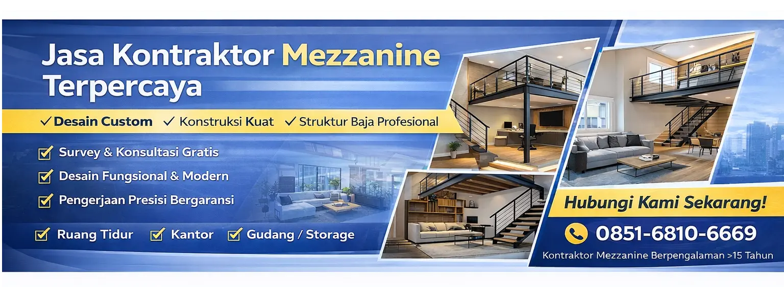 Jasa Pembuatan Mezzanine halimun Bergaransi